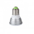 Free Shipping  E27 3W 150LM RGB Light LED Spot Bulb (110-240V)